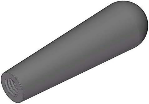 Long Tapered Knob, 1/2-13 Thread Size, 3.875L, Steel
