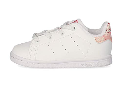 adidas Stan Smith El I, Basker, Multicolore (Cloud White Power Pin, 27 EU