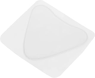 Almofada de peito antirrugas de silicone, cuidados com o peito transparente, apertar o levantamento da pele do peito, almofada triangular de silicone para rugas