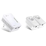 plc con enchufe incorporado y wifi Súper-rápida 600 Mbps - NO tiene señal Wi-Fi, tasas de transmisión de datos hasta 600Mbps sobre cableado eléctrico entre los dispositivos, ideal para streaming de vídeo en HD soporta todas sus necesidades con Smart TV, sobremesa o videoconsolas. 1 puerto Ethernet 10/100Mbps por cada dispositivo