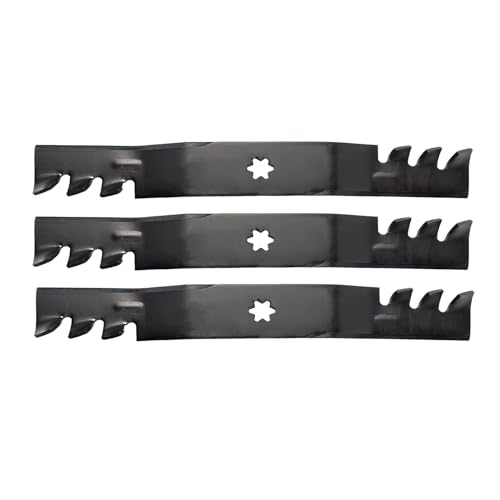 MAXPOWER EU-561545X Lame de Tondeuse á Gazon sur MTD/CUB Cadet | remplace Le numéro de Fabrication 742-04053A, Noire