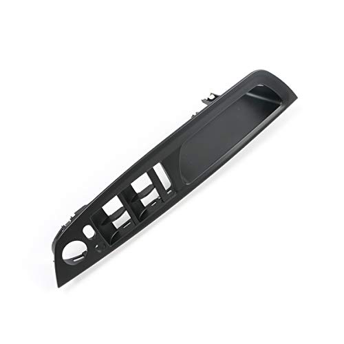 Jaronx for BMW X5/X6 Driver Side Door Handle,Window Switch Door Armrest Panel Pull Strap Trim Cover for BMW X5 2008-2013 and BMW X6 2008-2014 (Black)