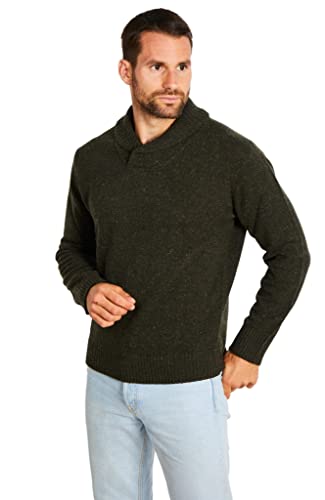 Jack Stuart - Pull Col Châle pour Homme, Kaki, XXXL Cover