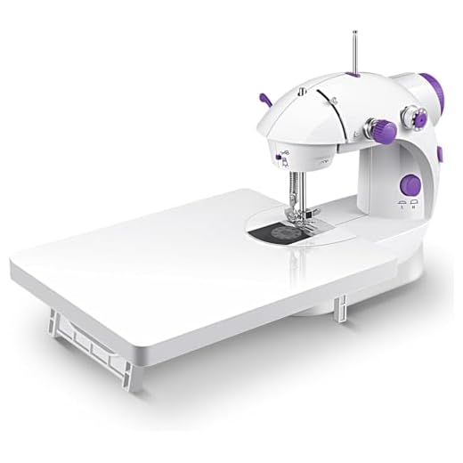 Sewing Machine with Telescopic Table and Built-in Light, Small Sewing Machine Suitable for Beginners or Professional Tailors or DIY
