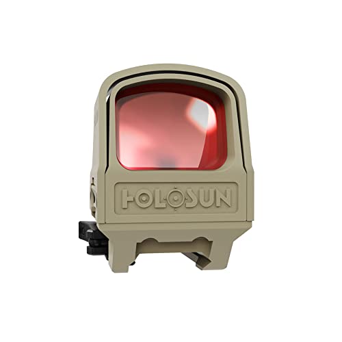 Image of HOLOSUN 510C Multi-Reticle 2 MOA Dot & 65 MOA Circle Open Reflex Sight - Solar FailSafe Shake-Awake, 12 Settings - Red /Green Reticle