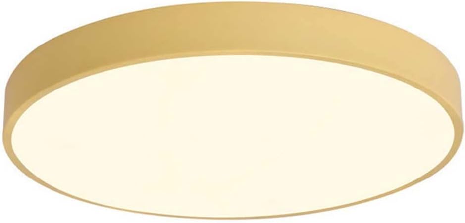 Plafonnier MOCHAMIK de 1,9 po, luminaire LED plat au design minimaliste pur