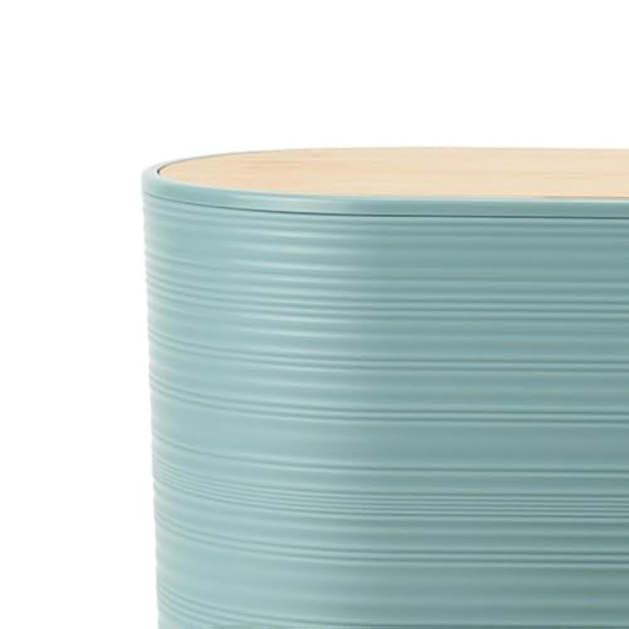 6-Piece Simple Bathroom Accessories Trash Can Set, Blue