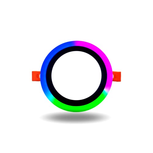 Image of DMT 15 Watt Round PGB Effect 3D LED Panel Light (Multicolour).