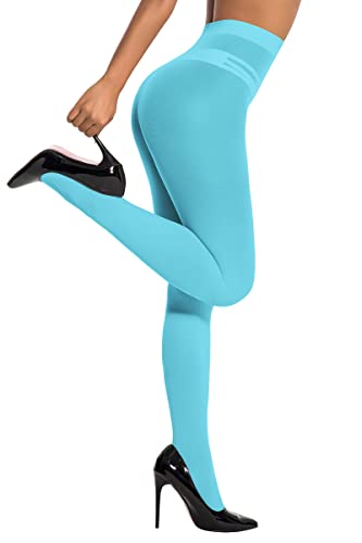 Image of HONENNA Semi Opaque Silky Women Pantyhose Tights, 20+ Colors Invisibly Toe Reinforced 60 Den Size A-E