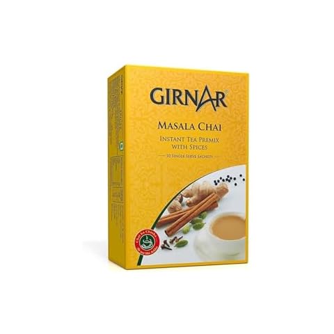 Girnar Instant Chai (Tea) Premix With Masala, 10 Sachet Pack Cover