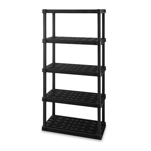 アイリスオーヤマ 5段プラスチックラック 組み立て簡単 1分 工具不要...