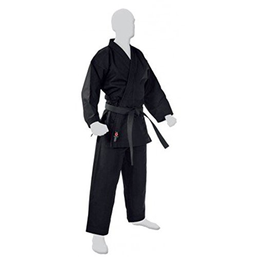 DOJO MASTER Kimono Karate Nero Yok Misura 190 cm
