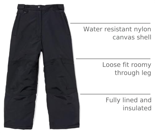 Image of Amazon Essentials Girls Water-Resistant Ski & Snow Pants