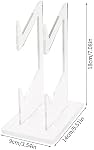 Universal Dual Game Controller Holder, Headphone Stands, Transparent Acrylic Game Controller Stand, Headset Holder, Gaming Controller Accessories, 2/3 Tier for Desk (2-Tier)