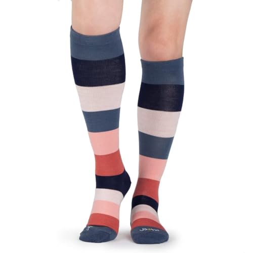 Image of ja vie Women & Men Comfy 75% Merino Wool Compression Socks 15-20mmHg Extra Soft