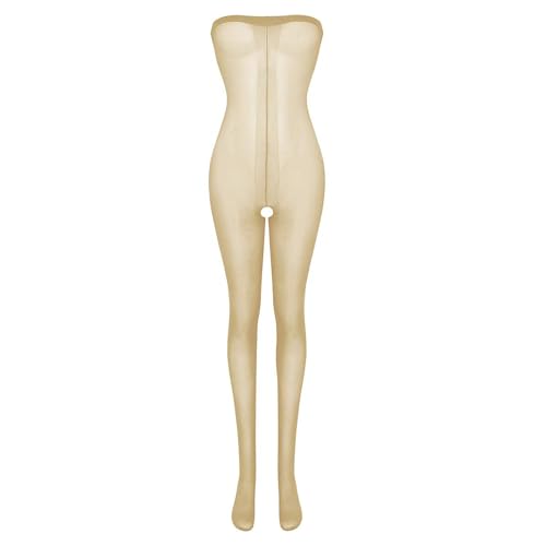 DRHOM Women's Control Top Tights Ultra-Soft Panty Hose Full Footed 30D Thickness Body Stocking Pantyhose Lingerie2