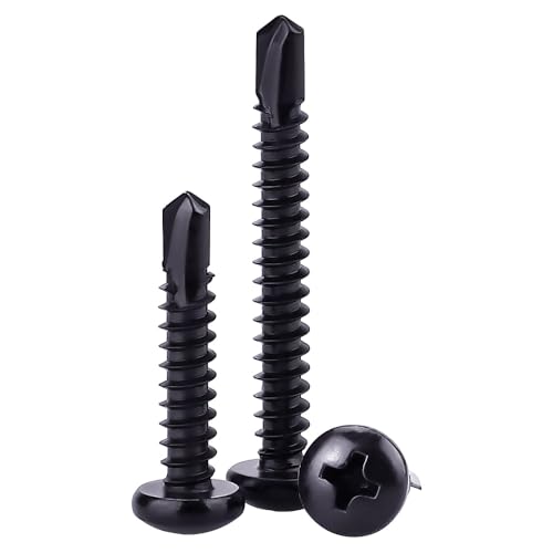 Vis autoperceuses en inox 410 de qualité supérieure avec tête bombée noire