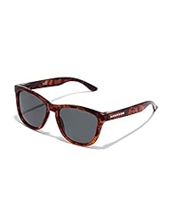 HAWKERS Gafas de Sol ONE POLARIZED para hombre y m...: Montura en estampado havana marrón y lentes negras Gafas de sol polarizadas: Reduce los reflejos superficiales y la fatiga ocular proporcionando nitidez y contrastes superiores; Gafas de sol categoría filtro 3, color suficientemente oscuro para usar ...