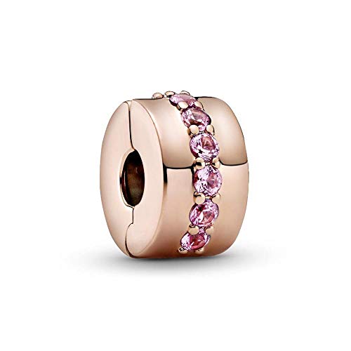 Preisvergleich Produktbild Pandora Rosafarbene Funkelnde Linie Clip