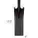 VNIMTI Trench Shovel for Clean Trenches, 4-Inch Trenching Shovel with Fiberglass Handle, 58 Inches