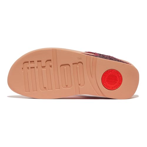 Image of FitFlop Women's LULU Suede Toe-Post Sandals | Lightweight Summer Walking Sandals with Cushioned Comfort, Arch Support & Grip