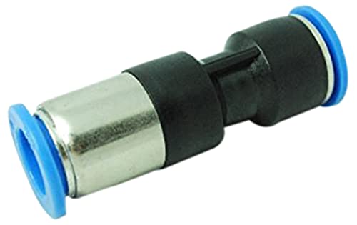 MettleAir MCVU 1/4 Push to Connect Inline Check Valve Union Fitting, 1/4