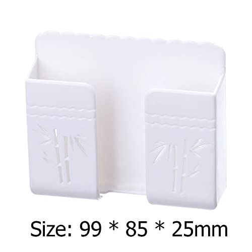 Wandmontage Opbergdoos Opknoping Mobiele Telefoon Plug Afstandsbediening Houder Multifunctionele Hanger Plank (Color… - Image 3