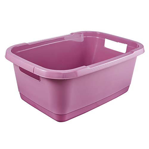 keeeper aenna Cesto para la Colada y Bañera, Polipropileno, Berry, 55 cm
