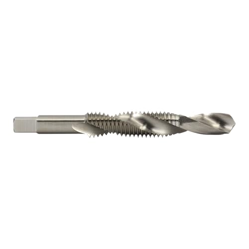 Drill America 6 Piece Combined Drill and Tap (Drap) Set (#6-32, #8-32, #10-32, #10-24, #12-24. 1/4"-20), DWT Series - Thumbnail 2