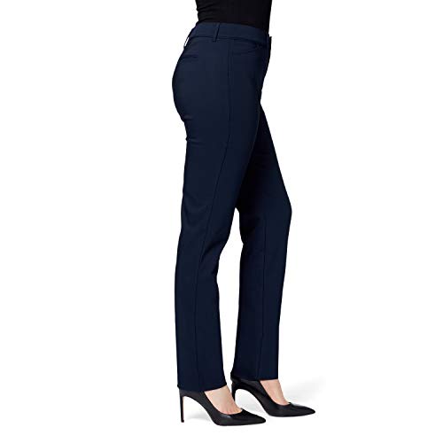 Gloria Vanderbilt Women's Haven Straight Trouser Pant, Midnight Affair/Midnight Affair, 16 #TOP1