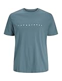 tee shirt jackson guitar Coupe décontractée JACK & JONES Jjestar JJ Tee SS Noos T-Shirt pour Homme, Blue Mirage., S