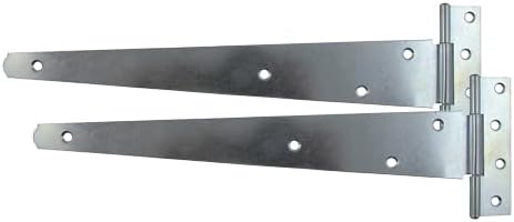 Timco - Pair of Medium Tee Hinges - Zinc (Size 14" - 1 Each)