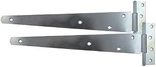 Pair of Medium Tee Hinges - Hot Dipped Galvanised (Size 10" - 1 Each)