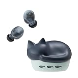 ラディウス radius HP-C28BT 完全ワイヤレスイヤホン : NEKO true wireless earphones Bluetooth対応 フルワイヤレス 左右分離型 AAC 軽量 猫 小型 小さい耳 コンパクト おしゃれ かわいい イヤホン TWS HP-C28BTK(クロ)
