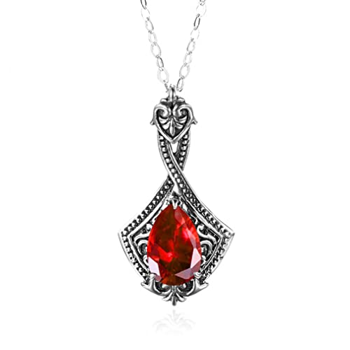 Pendentif rubis argent 925 un bijou de mariage hypoallergénique