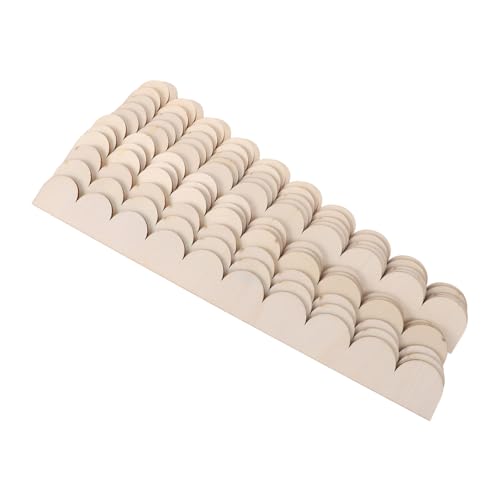 GARIOUANS Baguettes Décoratives Brutes Festonnées 12 Pièces En Bois Naturel Pour Bricolage Intérieur, Moulures De Bordure Pour Meubles, Fenêtres Et Étagères, Décoration Maison Diy, Usage Polyvalent