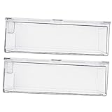 SUNCN 2Pcs 冷蔵庫 保管 箱Box 容器 引き出し 貯蔵 ラック レック フード 食品 ビンビン冷蔵庫