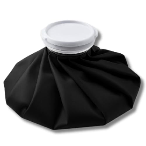 Bolsa de Gelo Flexível para Compressa Quente e Fria, 1,5 Litros (PRETO)