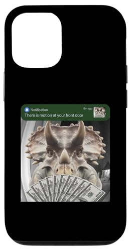 Triceratops There Is Motion At Your Front Door �������� �X�}�z�P�[�X iPhone 12/12 Pro �p