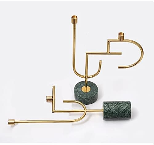 candle-holder Stainless Steel Marble Candle Holder Modern Minimalist Living Room Bedroom Home Decoration Decoration Wedding Banquet Table Decoration candlestick