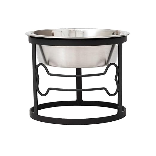 LUXORIA Premium Metal Elevated Dog Food Stand with Stainless Steel Bowl | Heavy Duty Raised Pet Feeder | Anti-Slip Durable Iron Frame | Rustproof Modern Dog Feeding Stand for Small & Medium Dogs-image-36