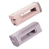 Picture of MiiKARE Travel Essentials Airplane Phone Holder, Universal Handsfree Phone Mount for Flying with 360 Degree Rotation, Travel Must Haves Phone Stand for Desk, Tray Table, Purple&Pink