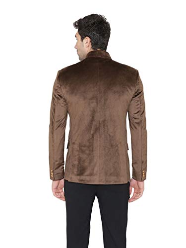 WINTAGE Men's Velvet Grandad Nehru Blazer Coat Jacket3