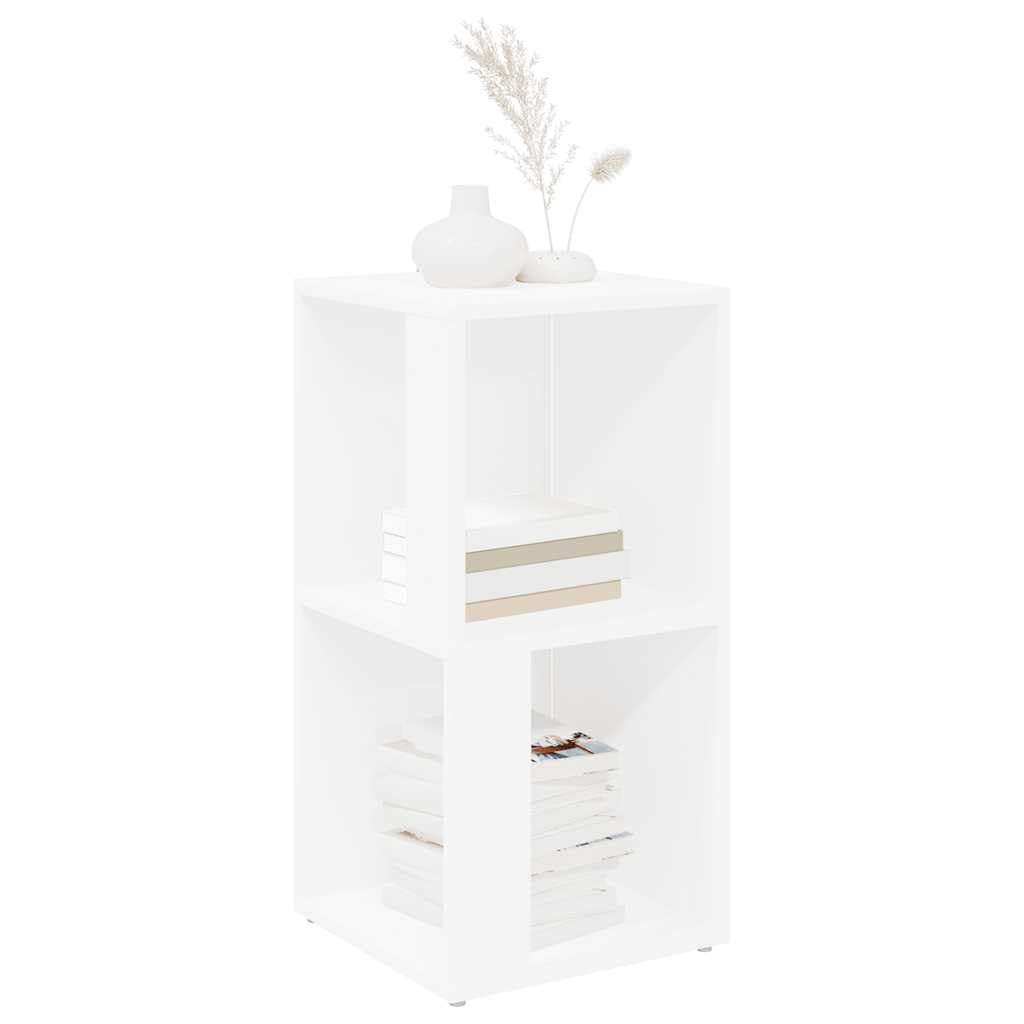 Armadio angolare in legno compensato, bianco, 33 x 33 x 67 cm