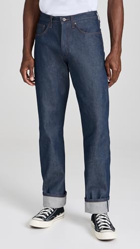 Naked & Famous Denim Men's True Guy - Natural Indigo Selvedge Jeans2