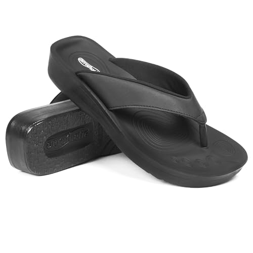 Image of AEROTHOTIC Original Orthotic Comfort Thong Style Flip Flops Sandals for Women with Arch Support for Comfortable Walk
