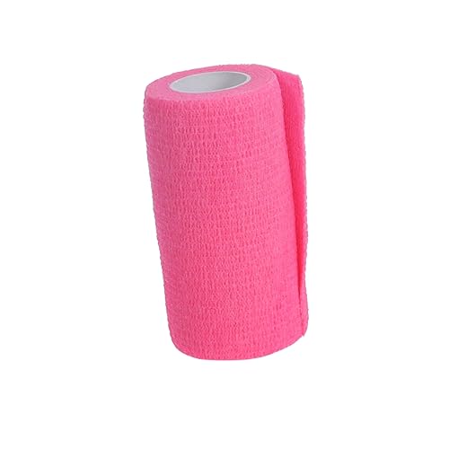 Beaupretty Rolls Non Woven Tape Pet Tape Sport Tape Sports Tape Athletic Tape Self- Tape Physical Tape Scar Tape to Weave Pink Tape Roll
