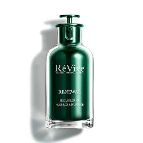 RVive Renewal Rescue Elixir Oil Anti Aging Face Oil Moisturizer for Wrinkles Firmness & Radiance with RVGF Technology RV Renewal Peptide 30 ml / 1 oz