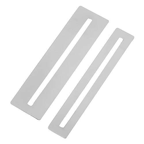 GLSTOY 2個 指板ガード 指板プロテクター フレットガード エレキギターメンテナンスキット ベース base フレットボード フレットプロテクター 弦楽器製作者ツール Silver