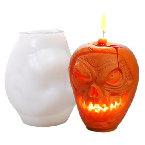 Moldes Halloween | Molde de Silicona para Velas de Aromaterapia - Molde De Fácil Extracción Para Manualidades Resina Epoxi Decoración De Halloween
